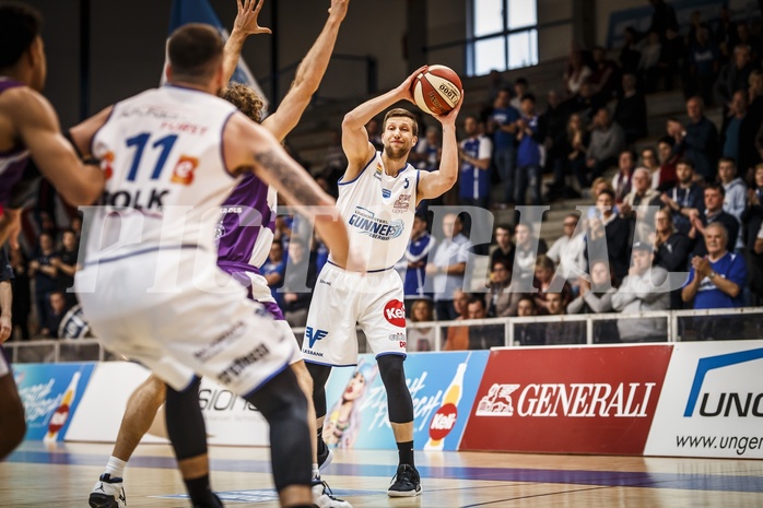 Basketball, ABL 2018/19, Grunddurchgang 33.Runde, Oberwart Gunners, Vienna DC Timberwolves, Andrius Mikutis (5)