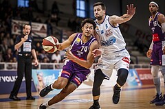 Basketball, ABL 2018/19, Grunddurchgang 33.Runde, Oberwart Gunners, Vienna DC Timberwolves, Julien Hörberg (74)