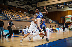 Basketball, bet-at-home Basketball Superliga 2020/21, Platzierungsrunde, 1. Runde, Oberwart Gunners, Gmunden Swans, Ignas Fiodorovas (5)