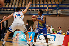 Basketball, bet-at-home Basketball Superliga 2020/21, Platzierungsrunde, 1. Runde, Oberwart Gunners, Gmunden Swans, Stephon Jelks (12)