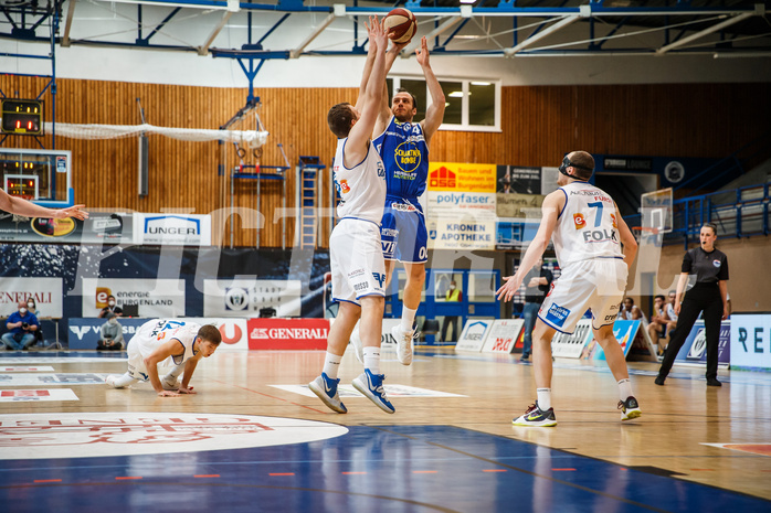 Basketball, bet-at-home Basketball Superliga 2020/21, Platzierungsrunde, 1. Runde, Oberwart Gunners, Gmunden Swans, Enis Murati (4)