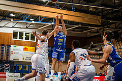Basketball, bet-at-home Basketball Superliga 2020/21, Platzierungsrunde, 1. Runde, Oberwart Gunners, Gmunden Swans, Enis Murati (4)