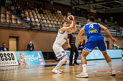 Basketball, bet-at-home Basketball Superliga 2020/21, Platzierungsrunde, 1. Runde, Oberwart Gunners, Gmunden Swans, Jonathan Knessl (12)