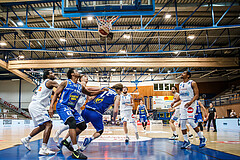 Basketball, bet-at-home Basketball Superliga 2020/21, Platzierungsrunde, 1. Runde, Oberwart Gunners, Gmunden Swans, Stephon Jelks (12)