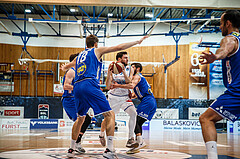 Basketball, bet-at-home Basketball Superliga 2020/21, Platzierungsrunde, 1. Runde, Oberwart Gunners, Gmunden Swans, Ignas Fiodorovas (5)