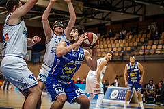 Basketball, bet-at-home Basketball Superliga 2020/21, Platzierungsrunde, 1. Runde, Oberwart Gunners, Gmunden Swans, Toni Blazan (10)