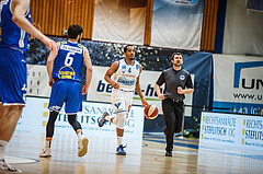 Basketball, bet-at-home Basketball Superliga 2020/21, Platzierungsrunde, 1. Runde, Oberwart Gunners, Gmunden Swans, Lawrence Alexander (4)