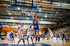 Basketball, bet-at-home Basketball Superliga 2020/21, Platzierungsrunde, 1. Runde, Oberwart Gunners, Gmunden Swans, Toni Blazan (10)