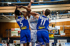 Basketball, bet-at-home Basketball Superliga 2020/21, Platzierungsrunde, 1. Runde, Oberwart Gunners, Gmunden Swans, Lawrence Alexander (4)