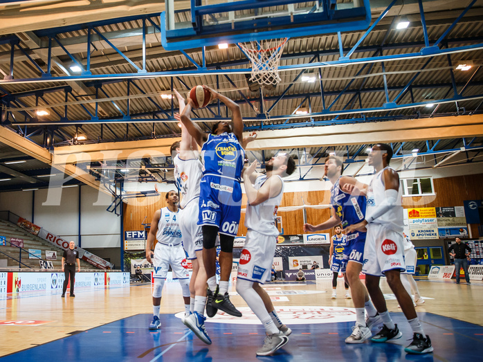 Basketball, bet-at-home Basketball Superliga 2020/21, Platzierungsrunde, 1. Runde, Oberwart Gunners, Gmunden Swans, Stephon Jelks (12)