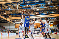 Basketball, bet-at-home Basketball Superliga 2020/21, Platzierungsrunde, 1. Runde, Oberwart Gunners, Gmunden Swans, Stephon Jelks (12)