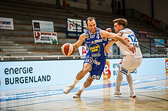 Basketball, bet-at-home Basketball Superliga 2020/21, Platzierungsrunde, 1. Runde, Oberwart Gunners, Gmunden Swans, Enis Murati (4)
