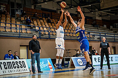 Basketball, bet-at-home Basketball Superliga 2020/21, Platzierungsrunde, 1. Runde, Oberwart Gunners, Gmunden Swans, Lawrence Alexander (4)