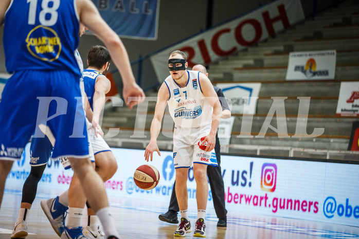 Basketball, bet-at-home Basketball Superliga 2020/21, Platzierungsrunde, 1. Runde, Oberwart Gunners, Gmunden Swans, Sebastian Käferle (7)