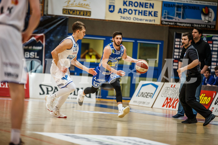 Basketball, bet-at-home Basketball Superliga 2020/21, Platzierungsrunde, 1. Runde, Oberwart Gunners, Gmunden Swans, Daniel Friedrich (6)