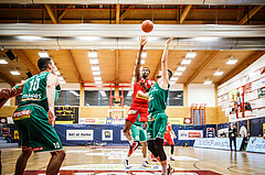 Basketball, bet-at-home Basketball Superliga 2021/22, Grunddurchgang 5.Runde, Traiskirchen Lions, Kapfenberg Bulls, Karl William Gamble Jr. (8)