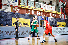Basketball, bet-at-home Basketball Superliga 2021/22, Grunddurchgang 5.Runde, Traiskirchen Lions, Kapfenberg Bulls, Tobias Schrittwieser (14)