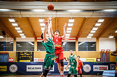 Basketball, bet-at-home Basketball Superliga 2021/22, Grunddurchgang 5.Runde, Traiskirchen Lions, Kapfenberg Bulls, Aleksej Kostic (6)