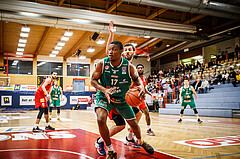 Basketball, bet-at-home Basketball Superliga 2021/22, Grunddurchgang 5.Runde, Traiskirchen Lions, Kapfenberg Bulls, Kareem Jamar (17)
