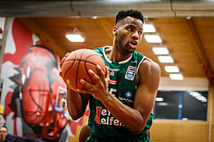 Basketball, bet-at-home Basketball Superliga 2021/22, Grunddurchgang 5.Runde, Traiskirchen Lions, Kapfenberg Bulls, Justin DeJon Briggs (15)