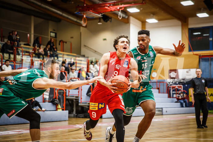 Basketball, bet-at-home Basketball Superliga 2021/22, Grunddurchgang 5.Runde, Traiskirchen Lions, Kapfenberg Bulls, Lukas Hahn (9)