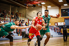Basketball, bet-at-home Basketball Superliga 2021/22, Grunddurchgang 5.Runde, Traiskirchen Lions, Kapfenberg Bulls, Lukas Hahn (9)