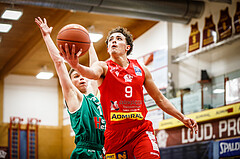 Basketball, bet-at-home Basketball Superliga 2021/22, Grunddurchgang 5.Runde, Traiskirchen Lions, Kapfenberg Bulls, Lukas Hahn (9)