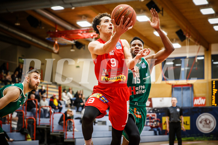 Basketball, bet-at-home Basketball Superliga 2021/22, Grunddurchgang 5.Runde, Traiskirchen Lions, Kapfenberg Bulls, Lukas Hahn (9)