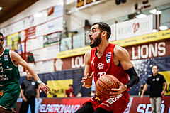 Basketball, bet-at-home Basketball Superliga 2021/22, Grunddurchgang 5.Runde, Traiskirchen Lions, Kapfenberg Bulls, Aaron Michael Falzon (13)