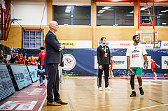 Basketball, bet-at-home Basketball Superliga 2021/22, Grunddurchgang 5.Runde, Traiskirchen Lions, Kapfenberg Bulls, Mike Coffin (Head Coach)