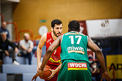 Basketball, bet-at-home Basketball Superliga 2021/22, Grunddurchgang 5.Runde, Traiskirchen Lions, Kapfenberg Bulls, Tihomir Vranjes (7)