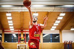 Basketball, bet-at-home Basketball Superliga 2021/22, Grunddurchgang 5.Runde, Traiskirchen Lions, Kapfenberg Bulls, Tihomir Vranjes (7)