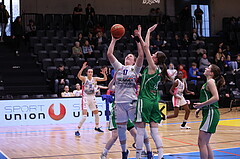 18.02.2023, Graz, Raiffeisen Sportpark, Basketball Damen Superliga 2022/23, Grunddurchgang 13.Runde, UBSC-DBBC Graz vs. KOS Celovec Damen,  