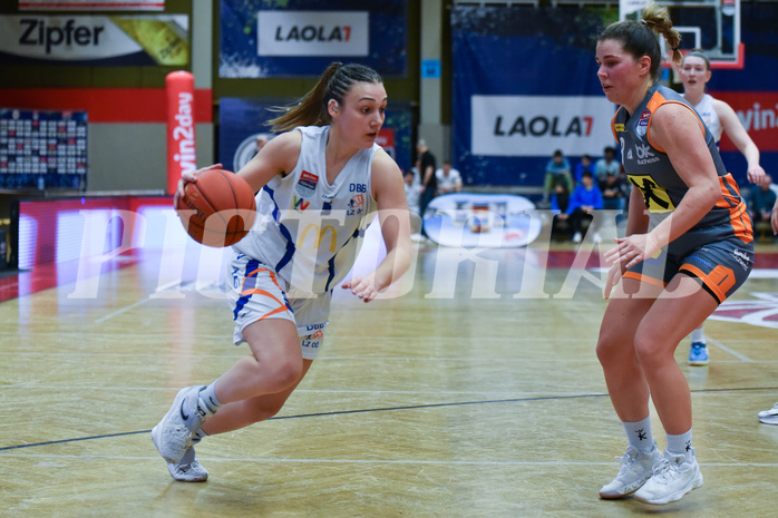 Win2Day Basketball, Damen Superliga 2022/23, Grunddurchgang 13. Runde, DBB LZ OÖ vs BK Raiffeisen Duchesse Klosterneuburg,
