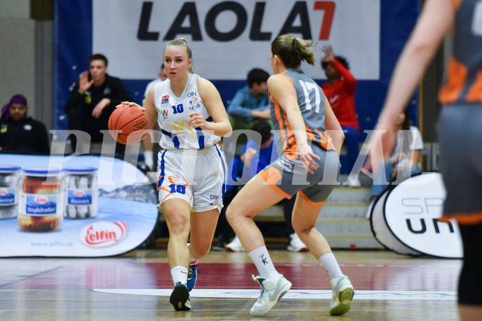 Win2Day Basketball, Damen Superliga 2022/23, Grunddurchgang 13. Runde, DBB LZ OÖ vs BK Raiffeisen Duchesse Klosterneuburg,
