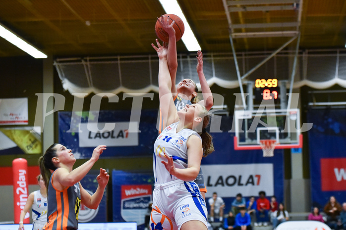 Win2Day Basketball, Damen Superliga 2022/23, Grunddurchgang 13. Runde, DBB LZ OÖ vs BK Raiffeisen Duchesse Klosterneuburg,
