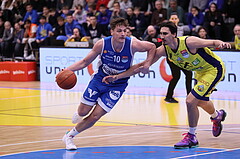 18.02.2023, Graz, Raiffeisen Sportpark Graz, Basketball Superliga 2022/23, Grunddurchgang, Runde 22, UBSC Raiffeisen Graz vs. Unger Steel Gunners Oberwart