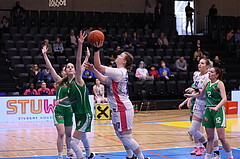 18.02.2023, Graz, Raiffeisen Sportpark, Basketball Damen Superliga 2022/23, Grunddurchgang 13.Runde, UBSC-DBBC Graz vs. KOS Celovec Damen,  
