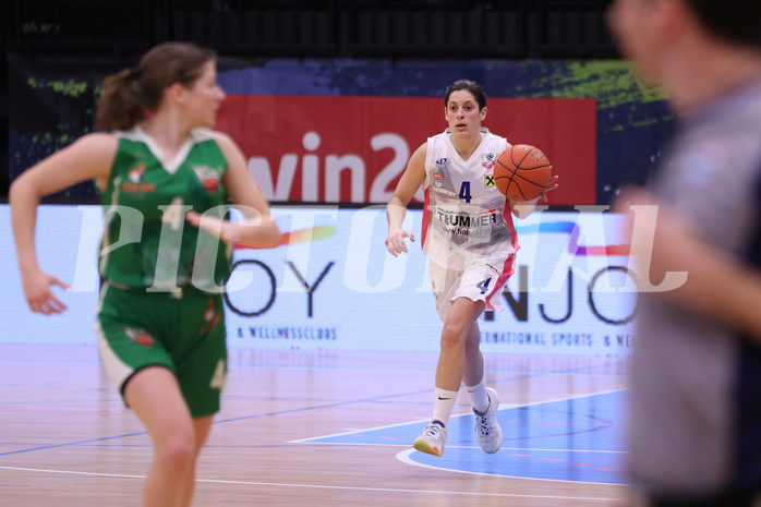 18.02.2023, Graz, Raiffeisen Sportpark, Basketball Damen Superliga 2022/23, Grunddurchgang 13.Runde, UBSC-DBBC Graz vs. KOS Celovec Damen,  