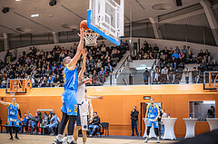 Basketball, Win2Day Superliga 2022/23, Grunddurchgang 22.Runde, Vienna Timberwolves, SKN St. Pölten Basketball, Nebosja Dukic (13)