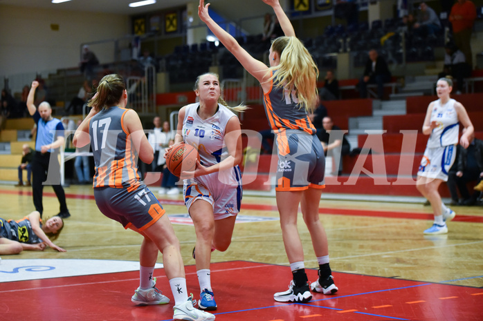 Win2Day Basketball, Damen Superliga 2022/23, Grunddurchgang 13. Runde, DBB LZ OÖ vs BK Raiffeisen Duchesse Klosterneuburg,
