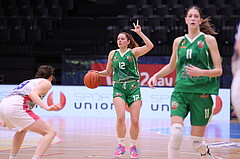 18.02.2023, Graz, Raiffeisen Sportpark, Basketball Damen Superliga 2022/23, Grunddurchgang 13.Runde, UBSC-DBBC Graz vs. KOS Celovec Damen,  