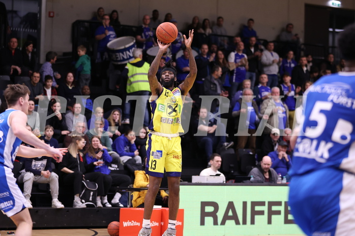 18.02.2023, Graz, Raiffeisen Sportpark Graz, Basketball Superliga 2022/23, Grunddurchgang, Runde 22, UBSC Raiffeisen Graz vs. Unger Steel Gunners Oberwart