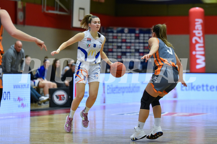 Win2Day Basketball, Damen Superliga 2022/23, Grunddurchgang 13. Runde, DBB LZ OÖ vs BK Raiffeisen Duchesse Klosterneuburg,
