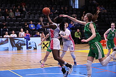18.02.2023, Graz, Raiffeisen Sportpark, Basketball Damen Superliga 2022/23, Grunddurchgang 13.Runde, UBSC-DBBC Graz vs. KOS Celovec Damen,  