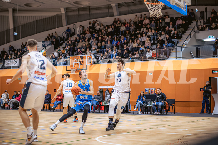 Basketball, Win2Day Superliga 2022/23, Grunddurchgang 22.Runde, Vienna Timberwolves, SKN St. Pölten Basketball, Akkan Atasoy (23)