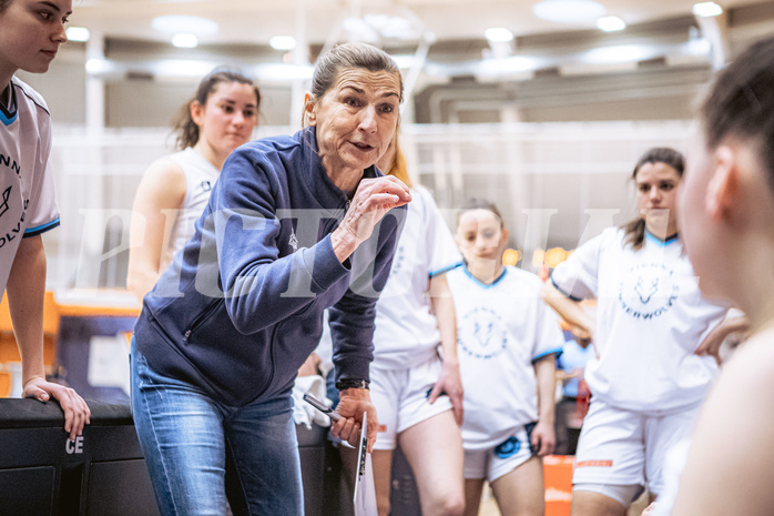 Basketball, Win2Day Basketball Damen Superliga 2022/23, Grunddurchgang 13.Runde, Vienna Timberwolves, Basket Flames, Beata Renertov (Headcoach)