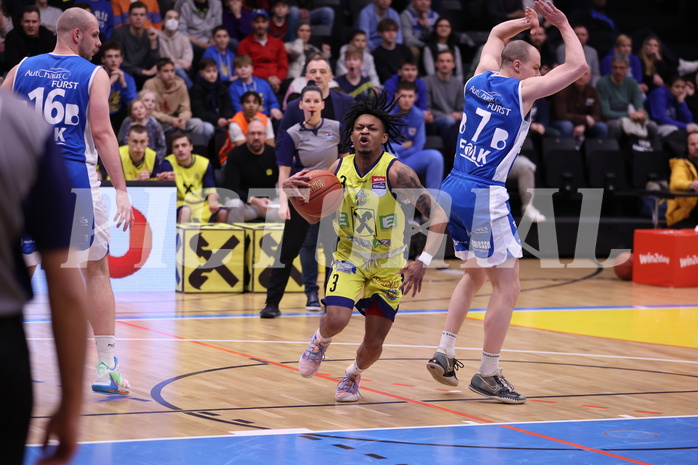 18.02.2023, Graz, Raiffeisen Sportpark Graz, Basketball Superliga 2022/23, Grunddurchgang, Runde 22, UBSC Raiffeisen Graz vs. Unger Steel Gunners Oberwart