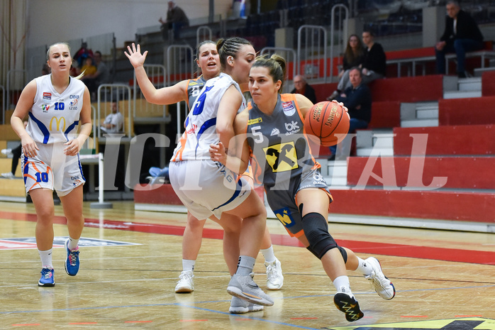 Win2Day Basketball, Damen Superliga 2022/23, Grunddurchgang 13. Runde, DBB LZ OÖ vs BK Raiffeisen Duchesse Klosterneuburg,
