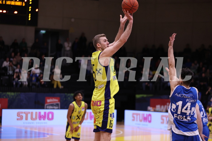 18.02.2023, Graz, Raiffeisen Sportpark Graz, Basketball Superliga 2022/23, Grunddurchgang, Runde 22, UBSC Raiffeisen Graz vs. Unger Steel Gunners Oberwart
